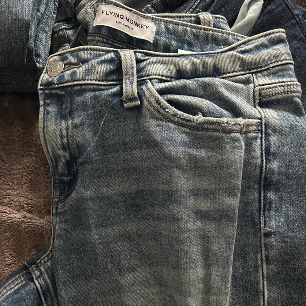 Flying Monkey Women’s Distressed Denim Jeans